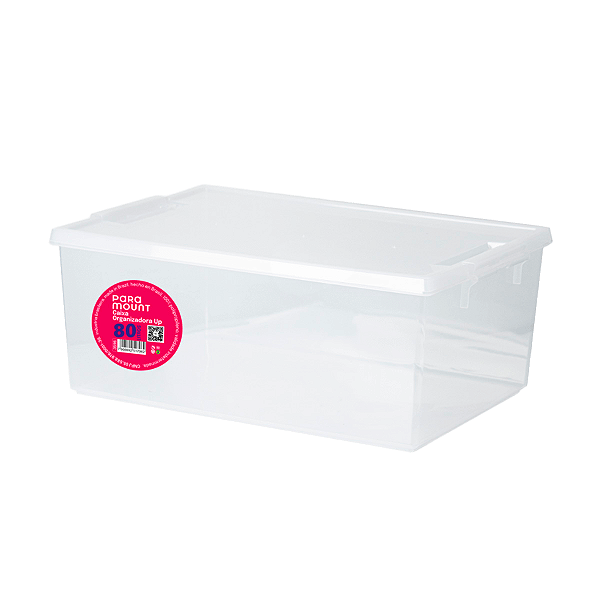 Caixa Organizadora Up 80  Litros 74,5x50,5x26 cm