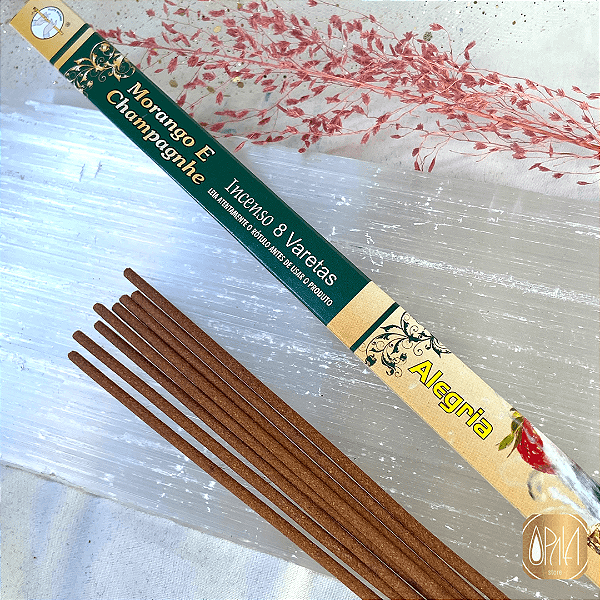 Incenso Morango e Champagnhe- Flute