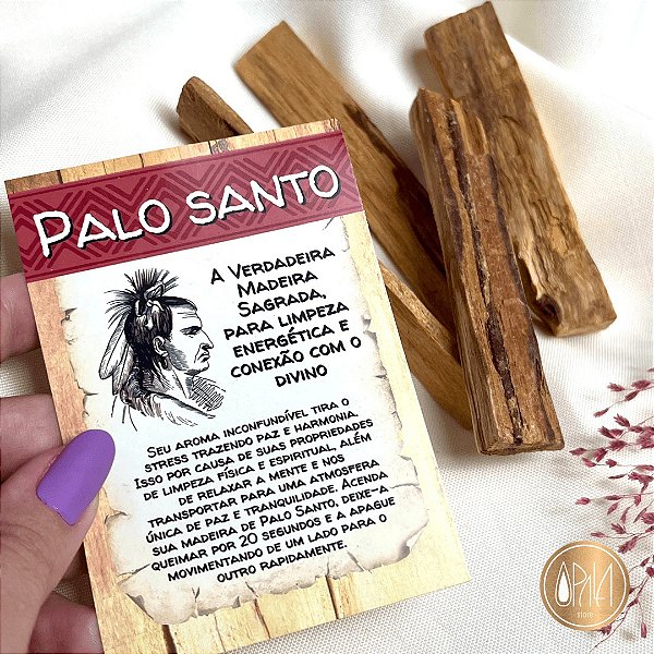 Palo Santo - Incenso Natural - Opala Store