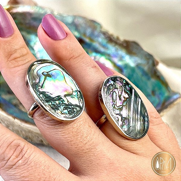 Anel Clássico - Abalone