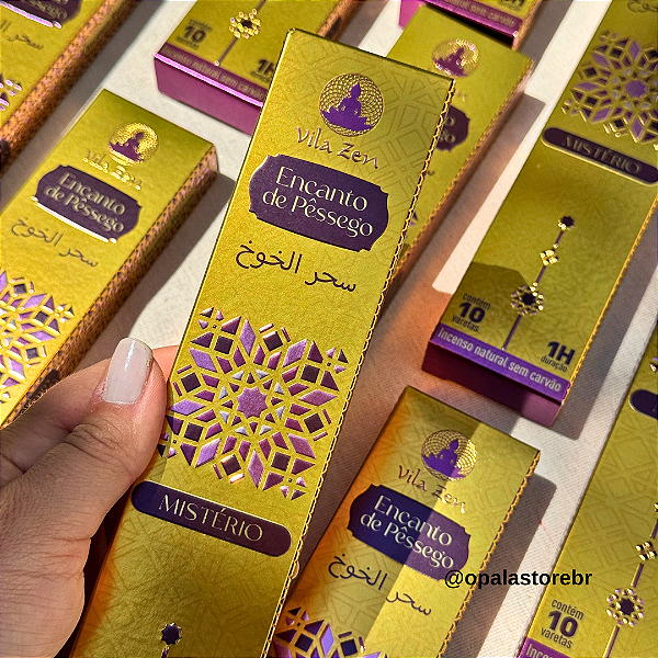 Incenso Encanto de Pêssego | Místério- Linha Árabe