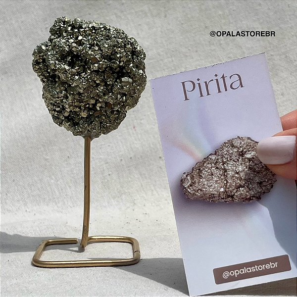 Pilar da Prosperidade com Pirita | Coleção Pilares de Poder