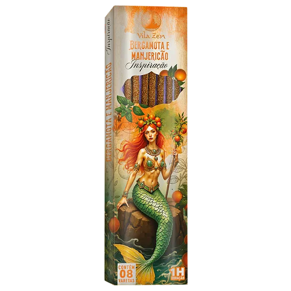 Incenso Bergamota e Manjericão | Inspiração - Encanto das Águas