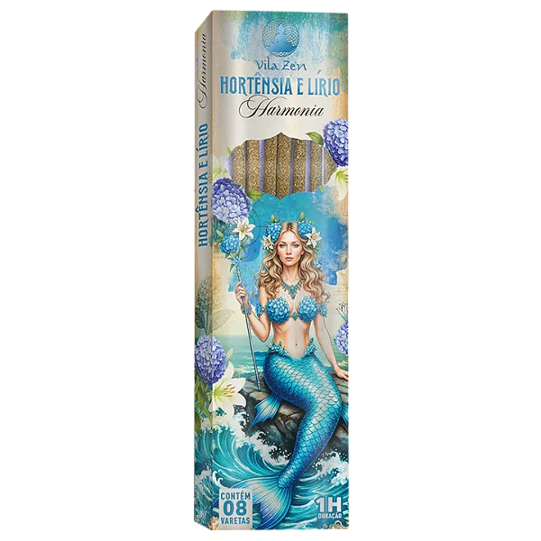 Incenso Hortência e Lírio | Harmonia - Encanto das Águas