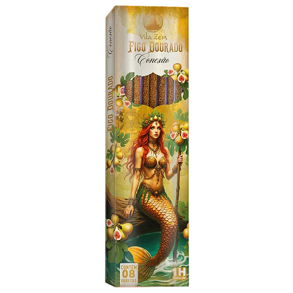 Incenso Figo Dourado | Conexão - Encanto das Águas