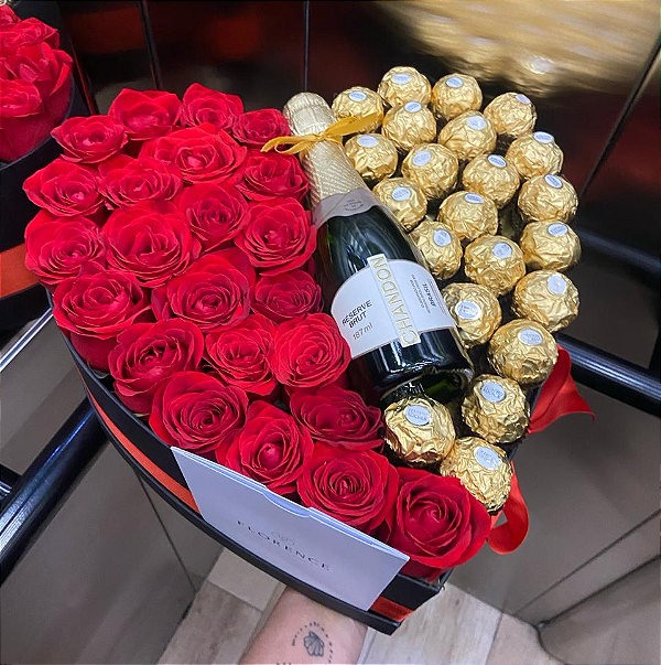 Box Coração Kit Trio Amor Eterno