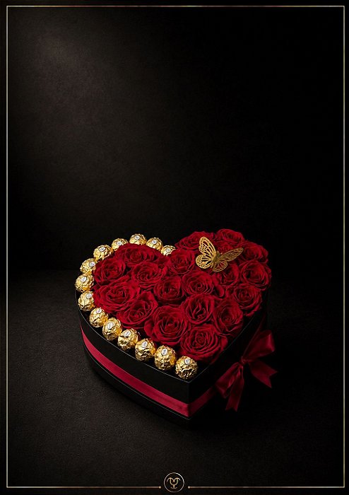 Box Coração Jardim do Amor
