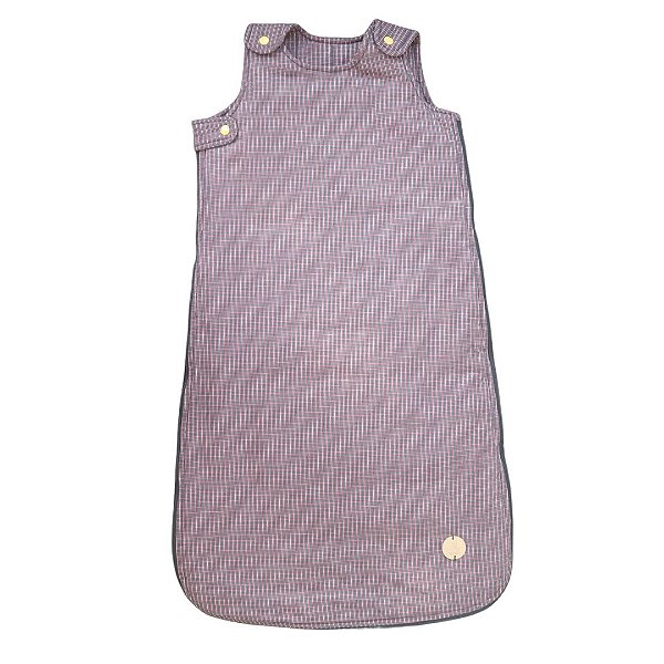 Saco de Dormir Inverno Xadrez Vinho - 0 a 6 meses / 6 meses a 1 ano