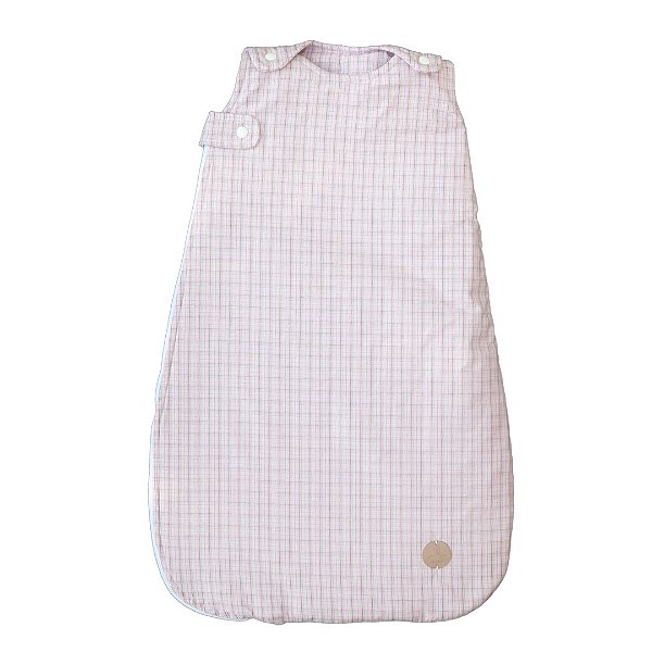 Saco de Dormir Inverno Xadrez Rosa - 0 a 6 meses / 6 meses a 1 ano