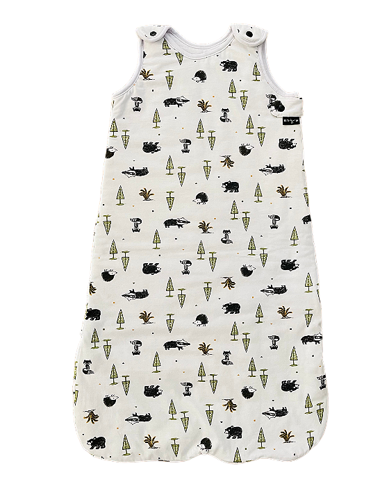 Pacotinho dorminhoco inverno - Linha Conforto - FLORESTA Tamanhos RN / 3 a 6 / 6 a 12 meses