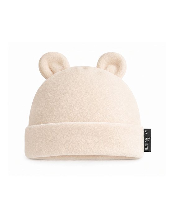 Gorro orelhinha - touca RN soft nude