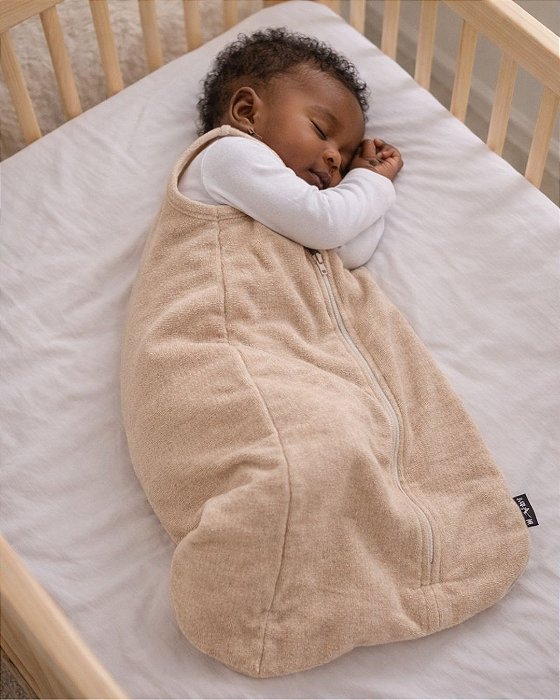 Saco de Dormir Inverno - Moletom Areia