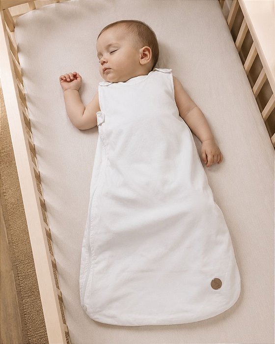 Saco de Dormir Verão Branco - 0 a 6 meses / 6 meses a 1 ano