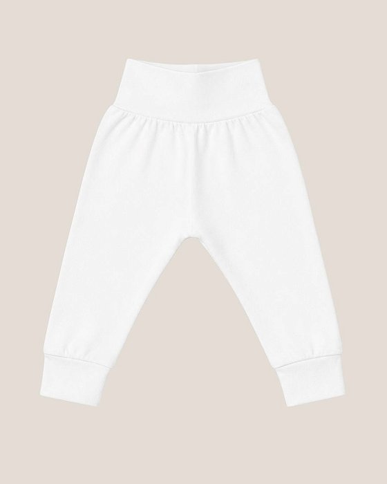 Calça Bebê Cós Anticólica Branca – Algodão