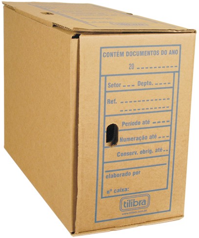 ARQUIVO MORTO TILIBRA *JUMBO* 29X18X42 PAPELAO
