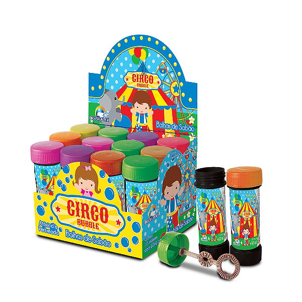 Bolha de Sabão - Caixa com 12 Unidades