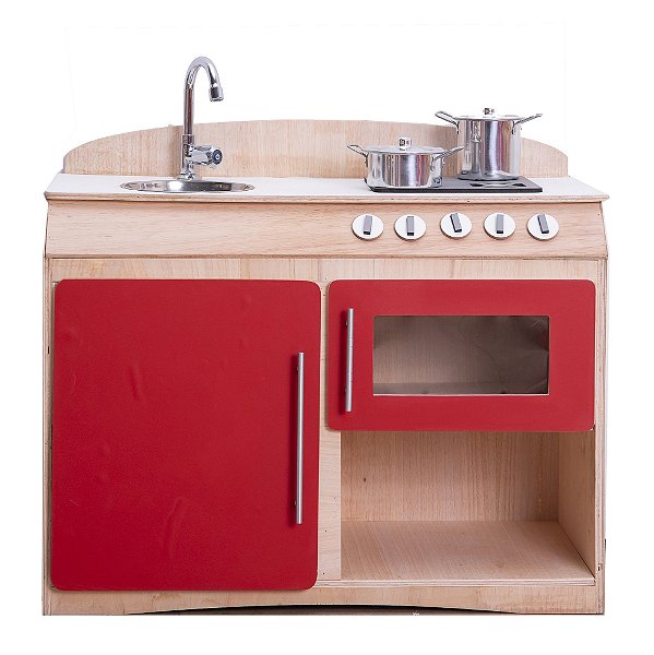 Cozinha Infantil Flórida Vermelha Fashion Toys