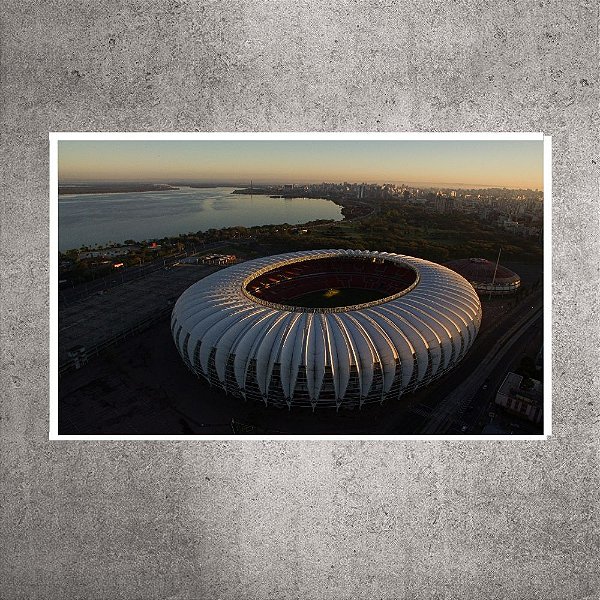 Quadro - Pequeno - Estádio Beira-Rio - Imagem aérea - 60cmx40xcm. BRP5