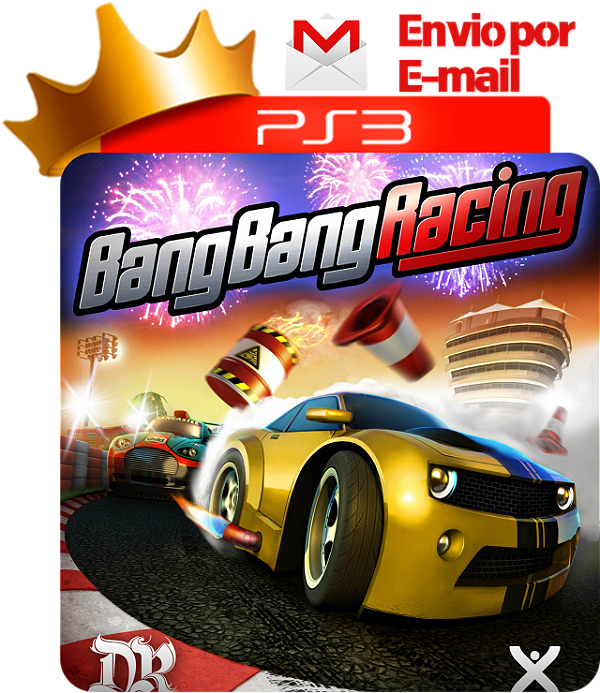 bang bang racing para ps3 em midia digital