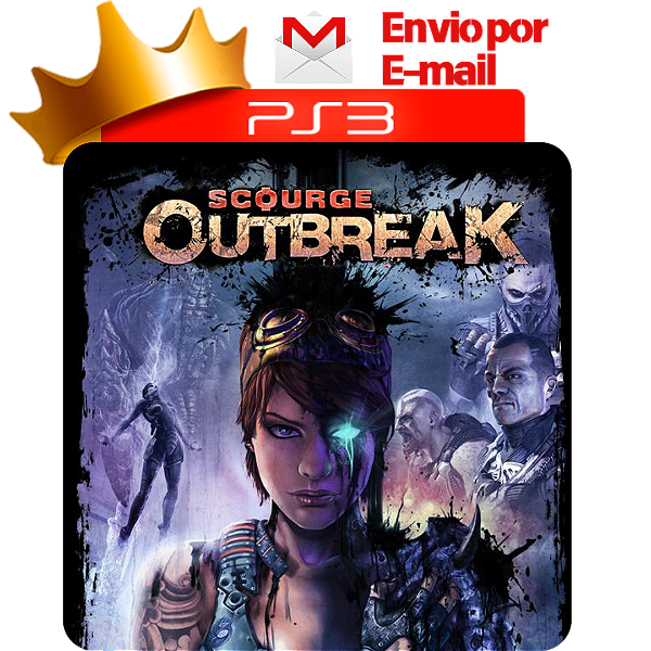 sçourge outbreak para ps3 em midia digital