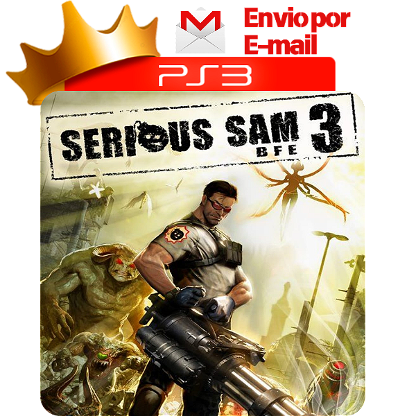 serious sam 3 bfe para ps3 em midia digital