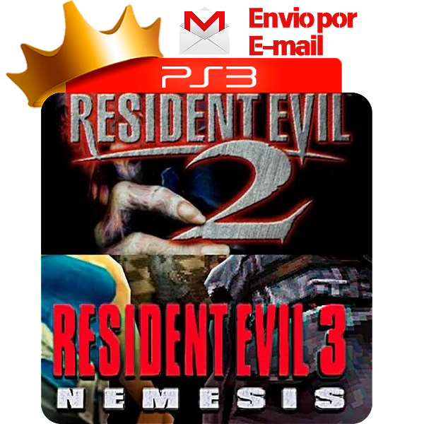 resident evil 2 e 3 classicos do ps2 pra ps3 em midia digital