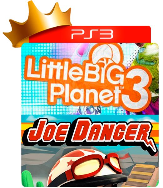 joe danger + little big planet 3 para ps3 em mídia digital