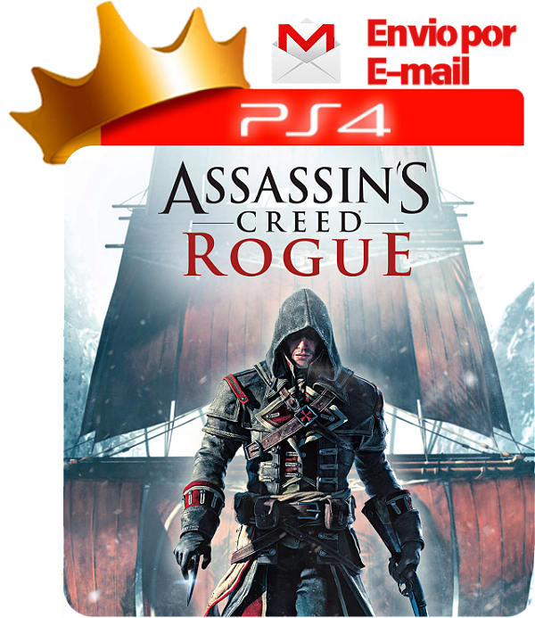 assassins creed rogue Remastered para PS4 em Mídia Digital