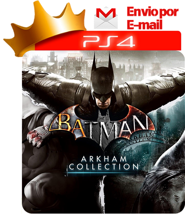 Batman Arkham Collection para ps4 em mídia digital