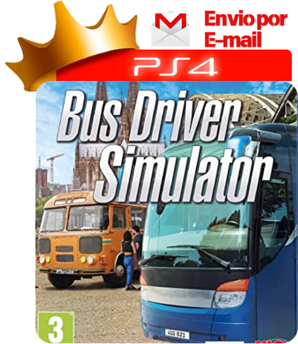 Bus Driver Simulator para ps4 em mídia digital
