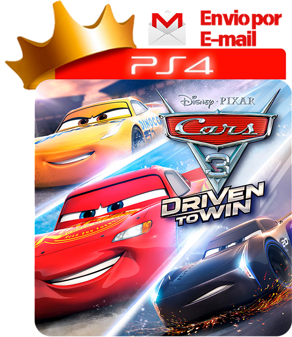 Carros 3 para ps4 em mídia digital