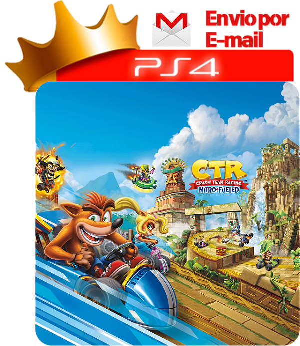 Crash Karting Racer (Crash CTR) para PS4 em Mídia Digital