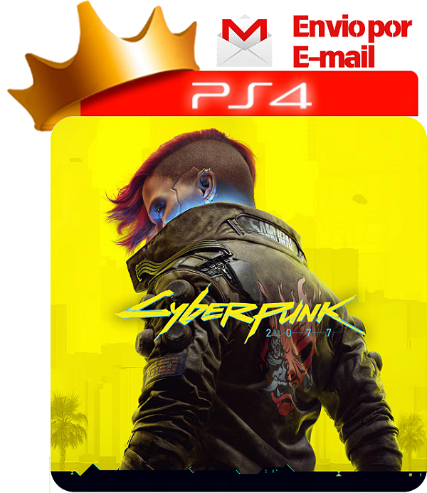 Cyberpunk 2077 para ps4 em mídia digital