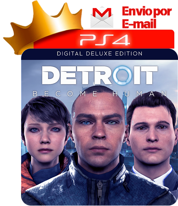 Detroit Become Human para ps4 em mídia digital