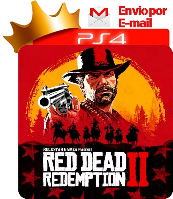 Red dead redemption 2 para ps4 em mídia digital