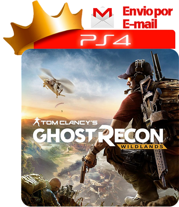 Ghost Recon Wildlands para ps4 em mídia digital