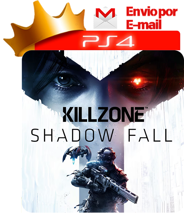 Killzone shadow fall para ps4 em mídia digital