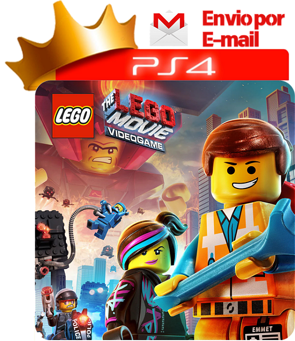 Lego Movie para ps4 em mídia digital