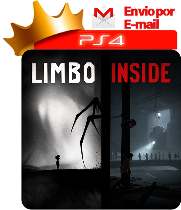 Limbo + Inside para ps4 em mídia digital