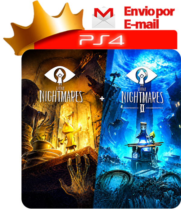 Little nightmares + Little nightmares 2 para ps4 em mídia digital