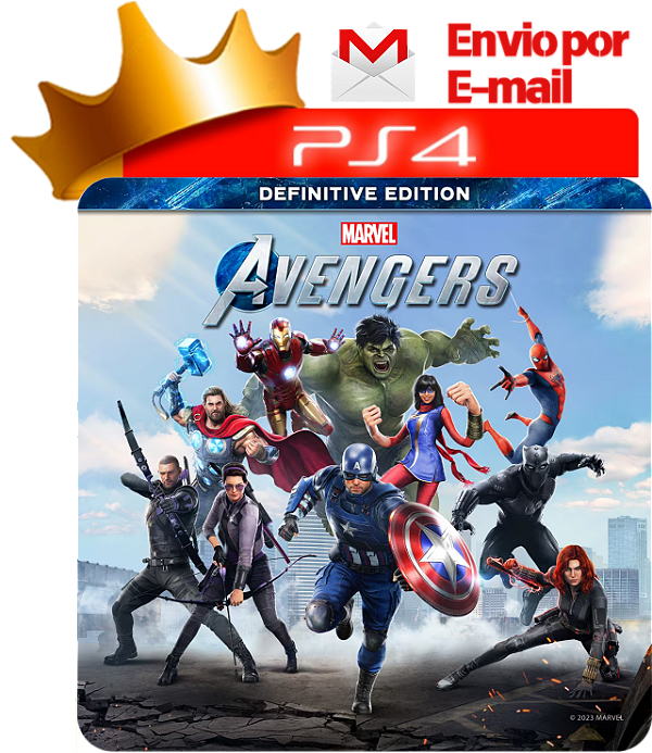 Marvel avengers para ps4 em mídia digital