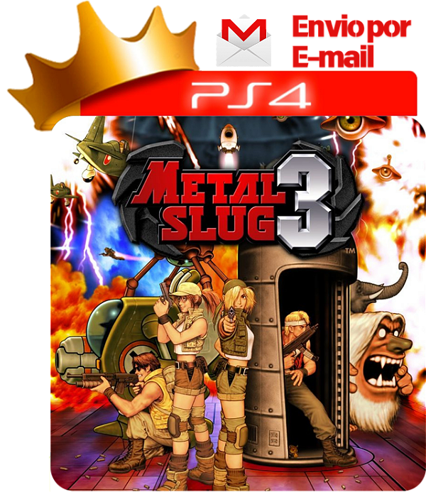 Metal Slug 3 para PS4 em Mídia Digital