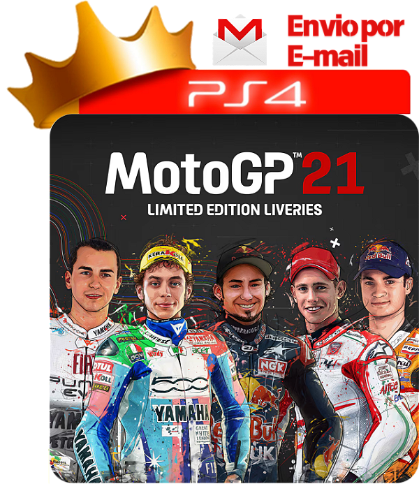 Moto GP 21 para PS4 em Mídia Digital