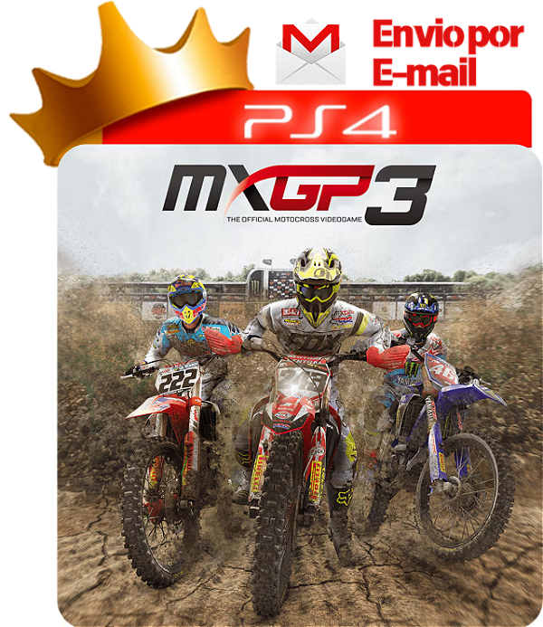 Mxgp 3 para ps4 em mídia digital