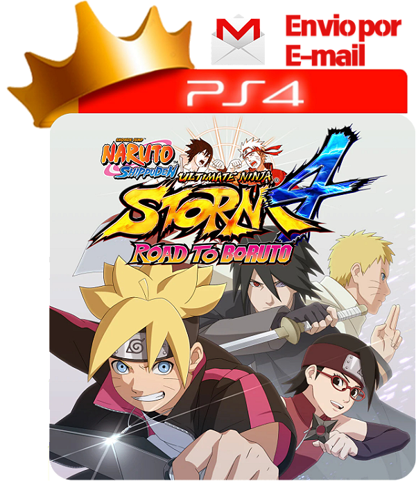 Naruto Storm 4 Road Boruto para ps4 em mídia digital