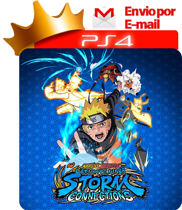 Naruto storm connections para ps4 em mídia digital