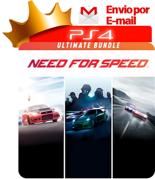 Need For Speed + Payback + Rivals para ps4 em mídia digital