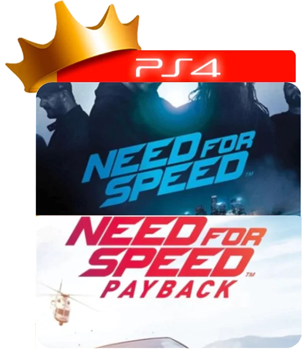 Need for Speed + Payback para PS4 em Mídia Digital