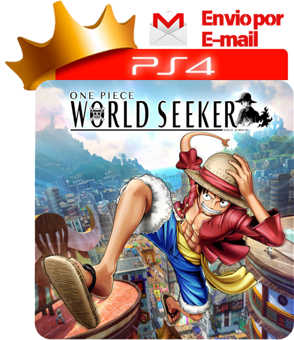 One piece world seeker para ps4 em mídia digital