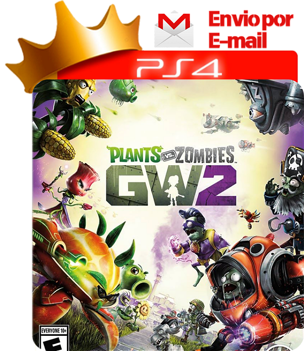 Plants vs zombies 2 para ps4 em mídia digital